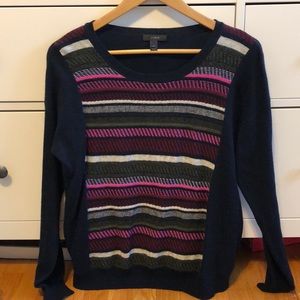 Cashmere striped sweater
